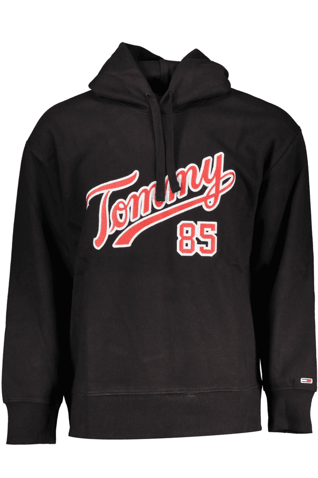 4632TOMMY HILFIGER FELPA SENZA ZIP UOMO NERO
