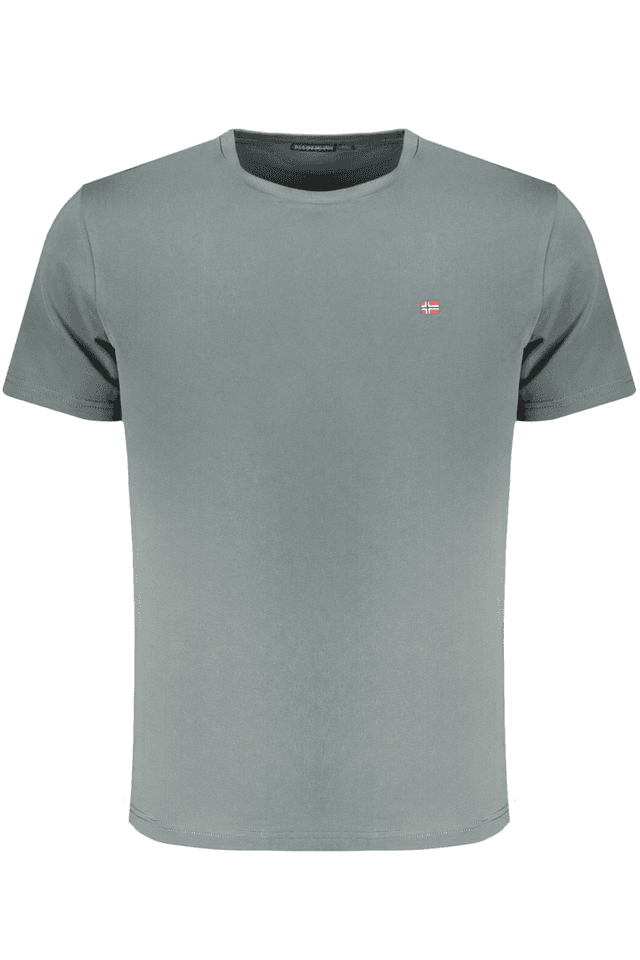 9959NAPAPIJRI T-SHIRT MANICHE CORTE UOMO VERDE