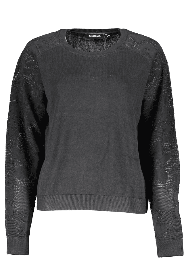8195DESIGUAL MAGLIA DONNA NERO