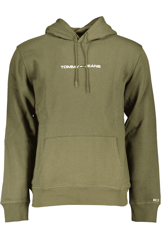 5508TOMMY HILFIGER FELPA SENZA ZIP UOMO VERDE