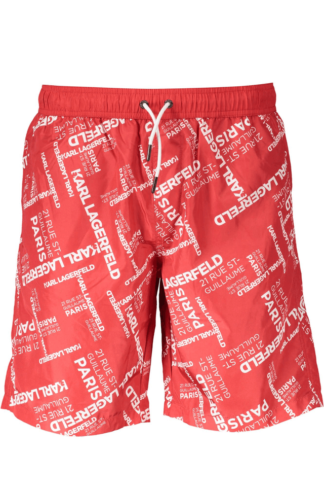 788KARL LAGERFELD BEACHWEAR COSTUME PARTE SOTTO UOMO ROSSO