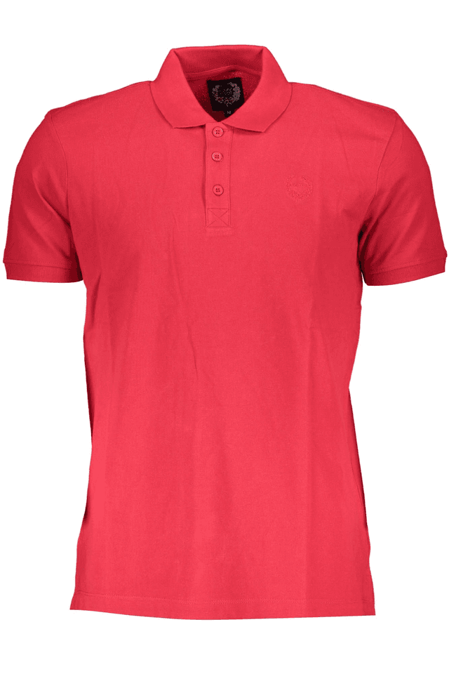 4030GIAN MARCO VENTURI POLO MANICHE CORTE UOMO ROSSO