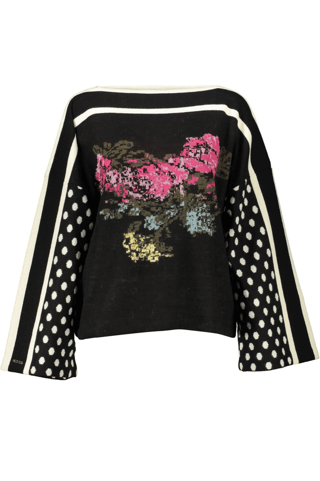 1076BLUGIRL MAGLIONE DONNA NERO