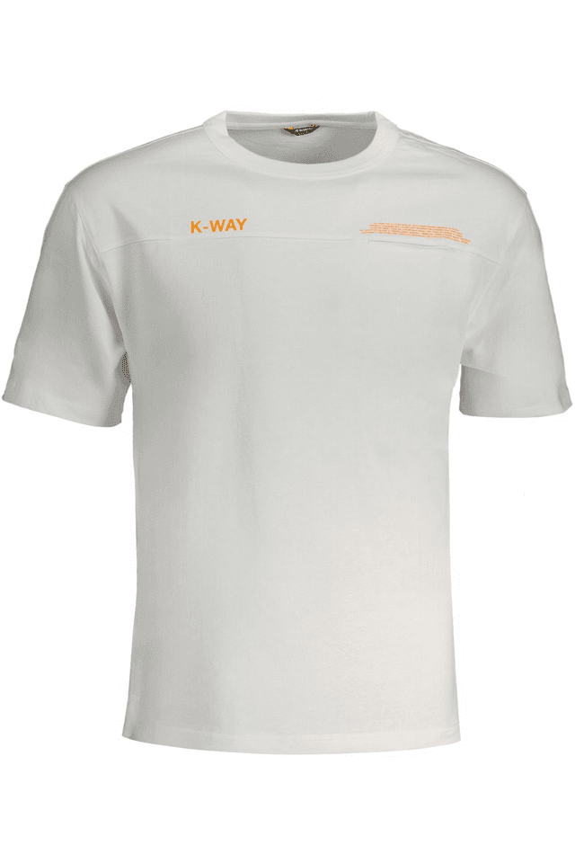 9738K-WAY T-SHIRT MANICHE CORTE UOMO BIANCO