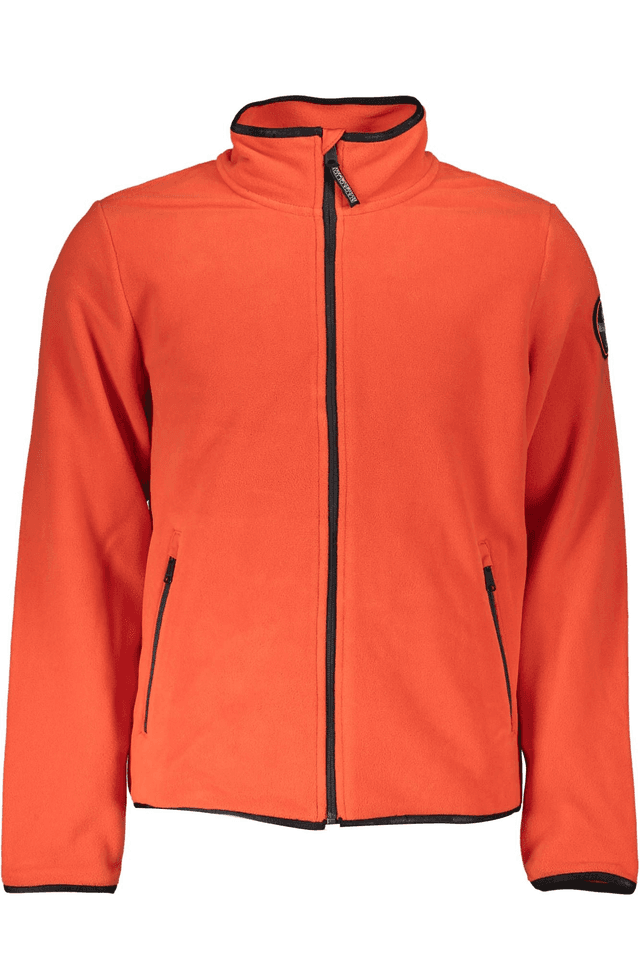 4316NAPAPIJRI FELPA CON ZIP UOMO ROSSO