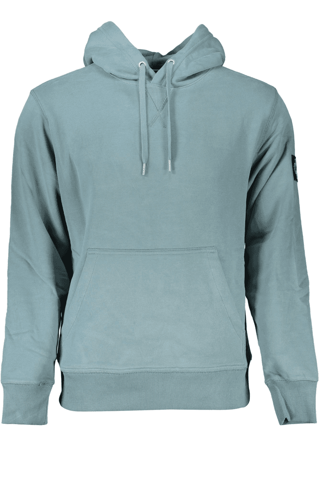 7078CALVIN KLEIN FELPA SENZA ZIP UOMO VERDE