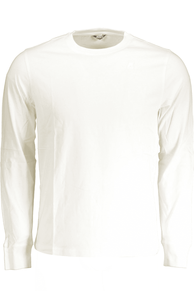 9195K-WAY T-SHIRT MANICHE LUNGHE UOMO BIANCO