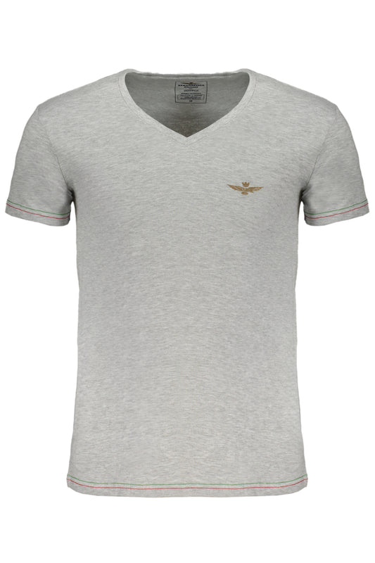 AERONAUTICA MILITARE T-SHIRT MANICHE CORTE UOMO GRIGIO