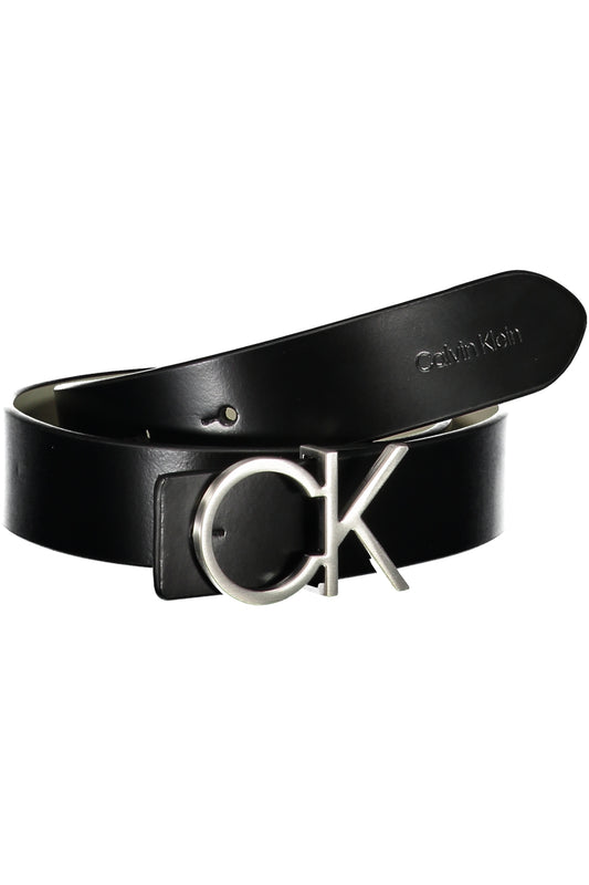 CALVIN KLEIN CINTURA IN PELLE DONNA NERO