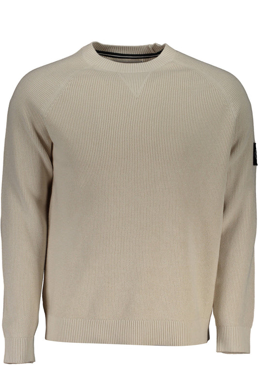 CALVIN KLEIN MAGLIA UOMO BEIGE - 𝕄𝕒𝕣𝕚𝕃𝕌𝕤𝕥𝕠𝕣𝕖