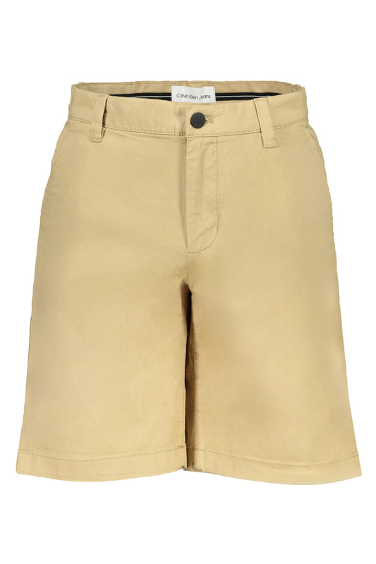 CALVIN KLEIN PANTALONE BERMUDA UOMO BEIGE - 𝕄𝕒𝕣𝕚𝕃𝕌𝕤𝕥𝕠𝕣𝕖