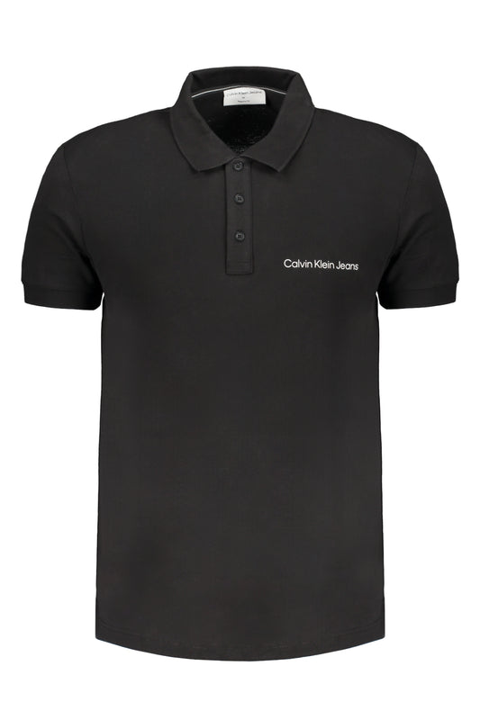 CALVIN KLEIN POLO MANICHE CORTE UOMO NERO - 𝕄𝕒𝕣𝕚𝕃𝕌𝕤𝕥𝕠𝕣𝕖