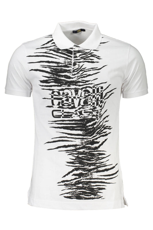 CAVALLI CLASS POLO MANICHE CORTE UOMO BIANCO - 𝕄𝕒𝕣𝕚𝕃𝕌𝕤𝕥𝕠𝕣𝕖