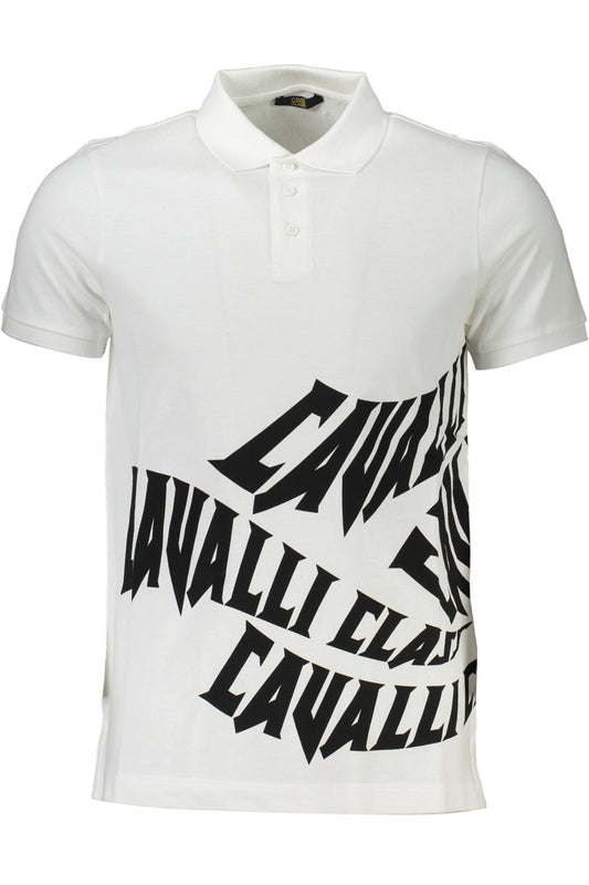 CAVALLI CLASS POLO MANICHE CORTE UOMO BIANCO - 𝕄𝕒𝕣𝕚𝕃𝕌𝕤𝕥𝕠𝕣𝕖