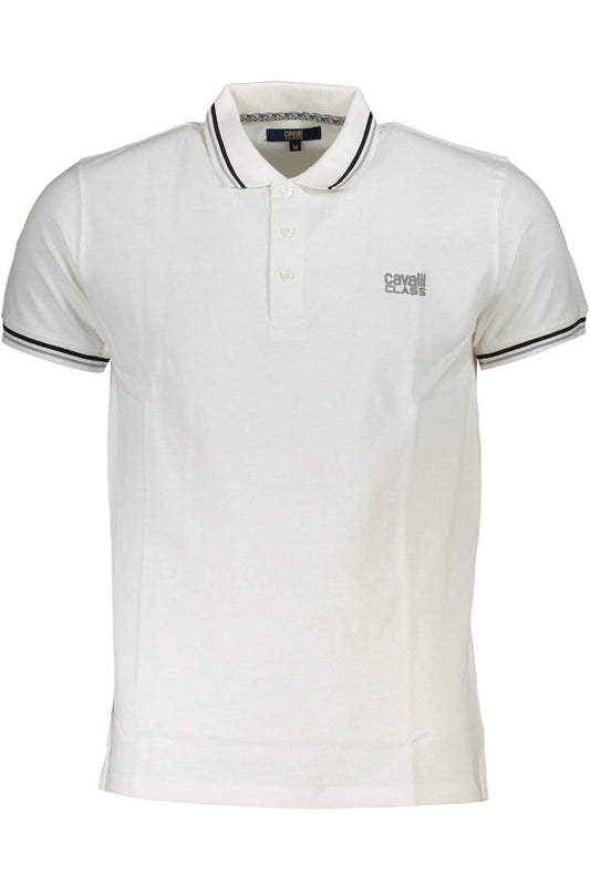 CAVALLI CLASS POLO MANICHE CORTE UOMO BIANCO - 𝕄𝕒𝕣𝕚𝕃𝕌𝕤𝕥𝕠𝕣𝕖