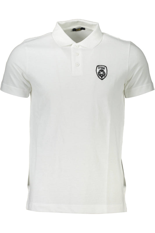 CAVALLI CLASS POLO MANICHE CORTE UOMO BIANCO - 𝕄𝕒𝕣𝕚𝕃𝕌𝕤𝕥𝕠𝕣𝕖