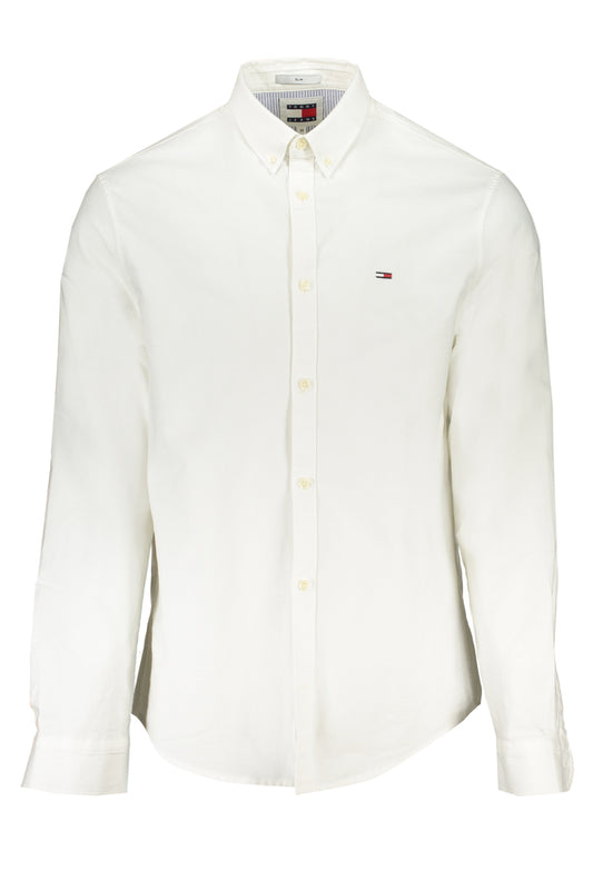 TOMMY HILFIGER CAMICIA MANICHE LUNGHE UOMO BIANCO